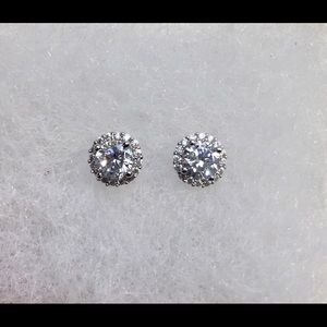 Adornia Sterling Silver Swarovski Crystal Earrings